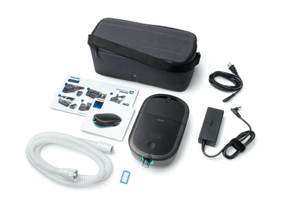 Philips DreamStation 2 Auto CPAP Advanced with humidifier and integrated 4G cellular modem.