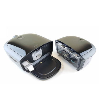 Philips DreamStation 2 Auto CPAP Advanced with humidifier and integrated 4G cellular modem.
