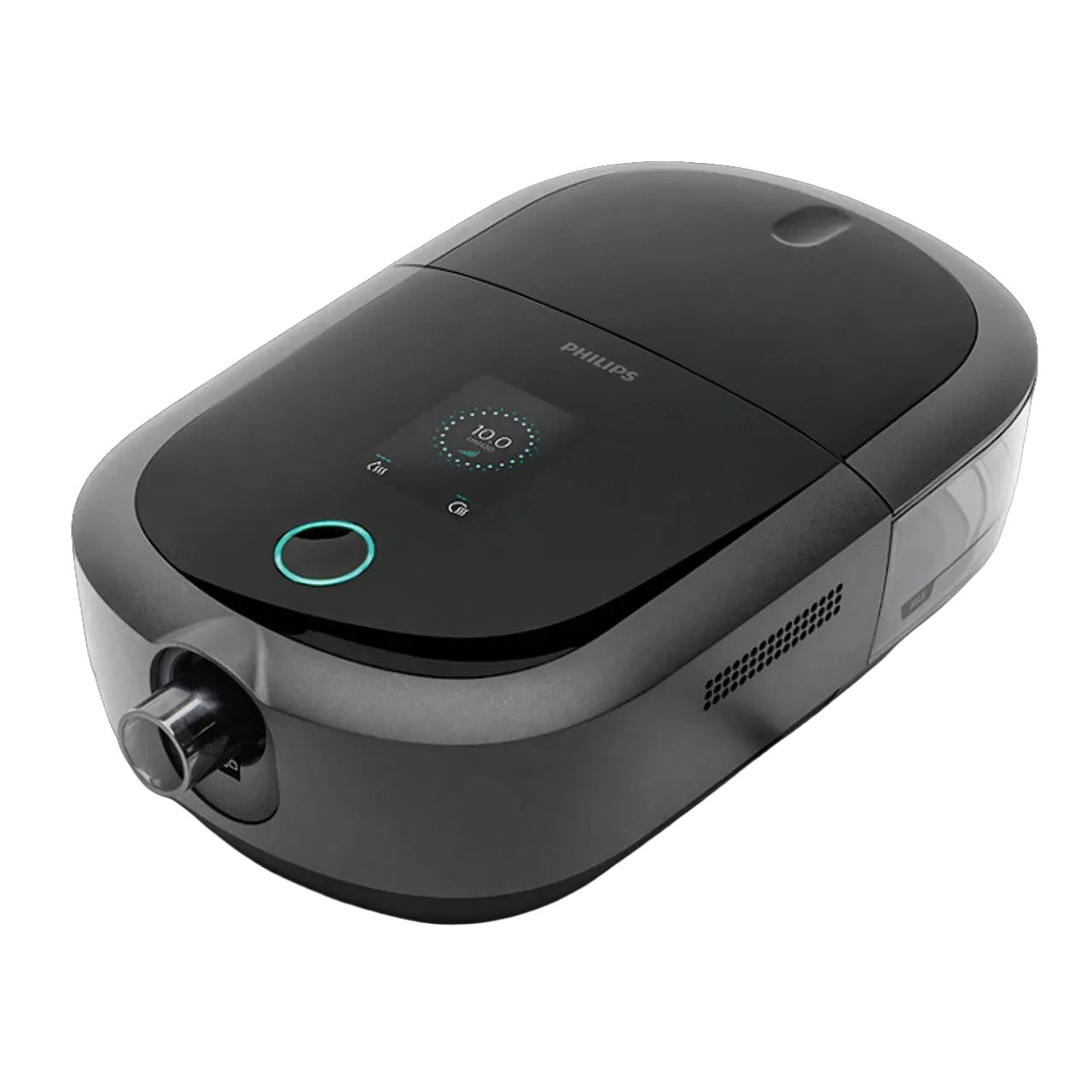 Philips DreamStation 2 Auto CPAP Advanced with humidifier and integrated 4G cellular modem.