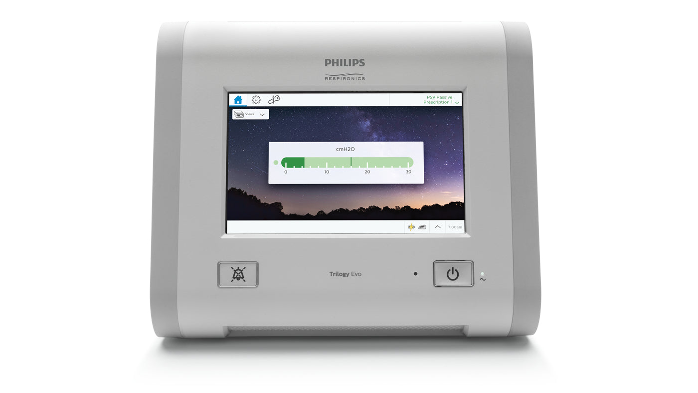 Philips Trilogy Evo - Mobile and versatile ventilator for cross-sector use