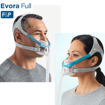 Fisher & Paykel Evora Full Face Mask - Full Face CPAP Sleep Therapy Mask - Fitpack incl. all 3 sizes