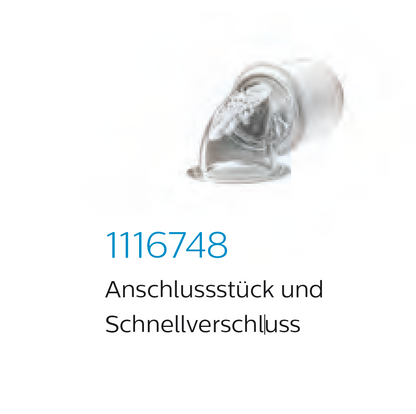 Philips Knee Piece - Connector and Quick Release Elbow with Swivel Function for DreamWisp & Dreamwear